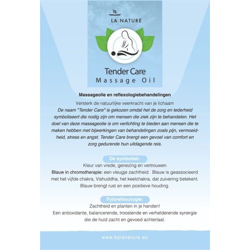 By La Nature By La Nature Tender Care Massage Olie 200ml By La Nature By La Nature Tender Care Massage Olie 200ml