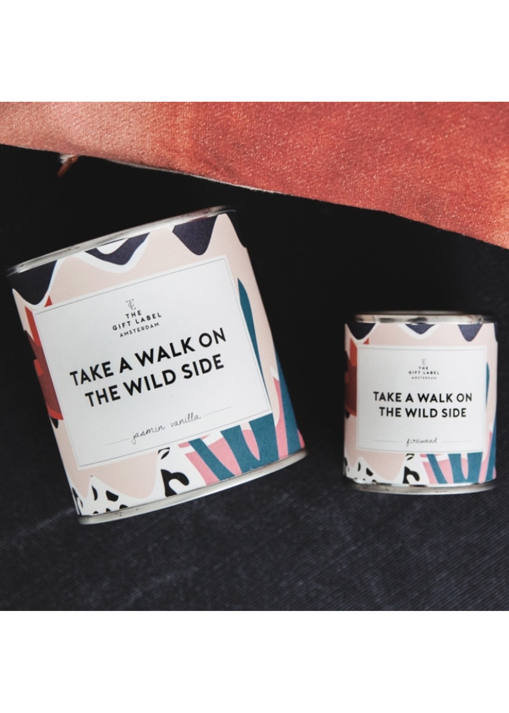 The Gift Label Geurkaars 90gr - Take A Walk On The Wild Side - Firewood