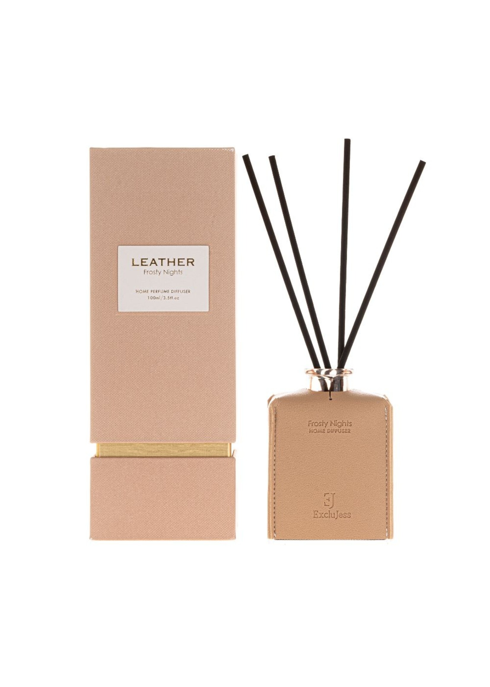 Caramel leather frosty nights diffuser