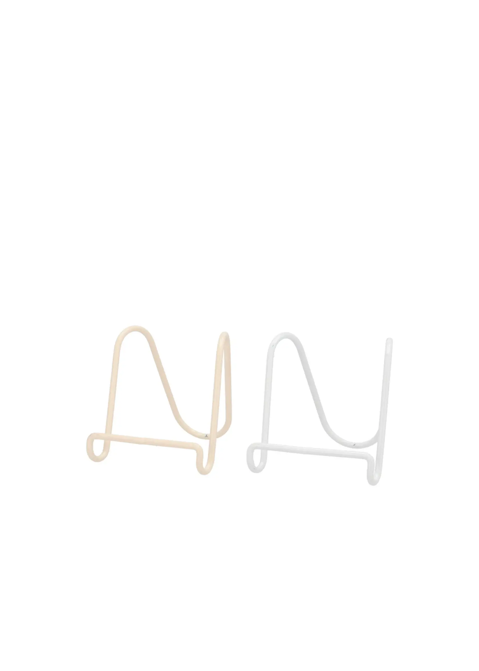 TILE RACK CREAM METAL 8X10X9CM