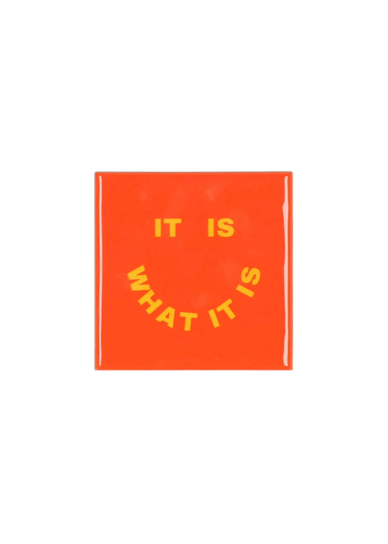 TILE IT IS ORANGE 10X10X1CM