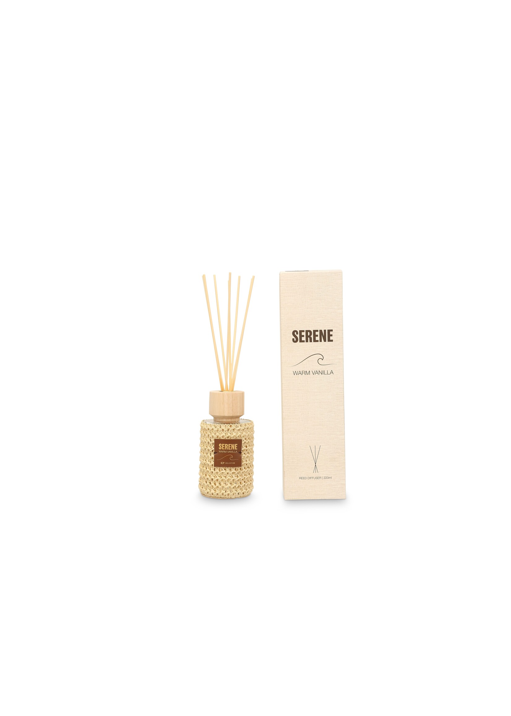 Geurstokjes 220ml vanille Serene