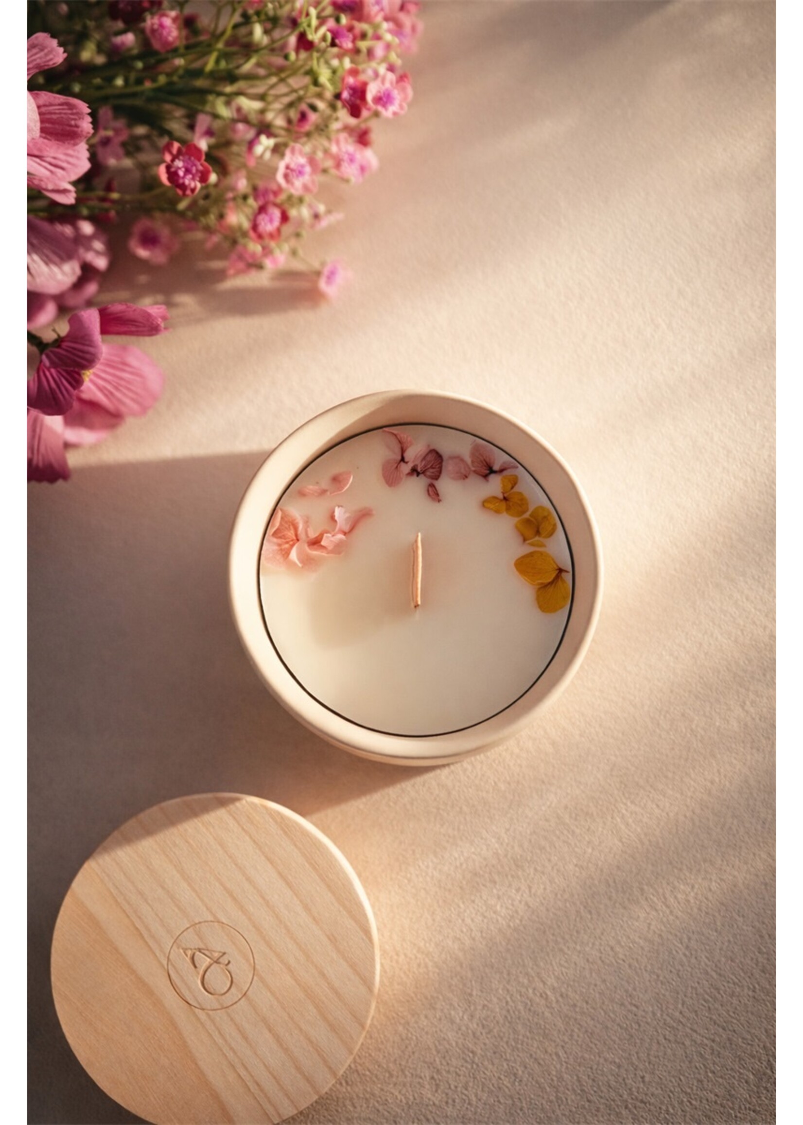 375g geurkaars in keramiek met verpakking - Passion Paradis