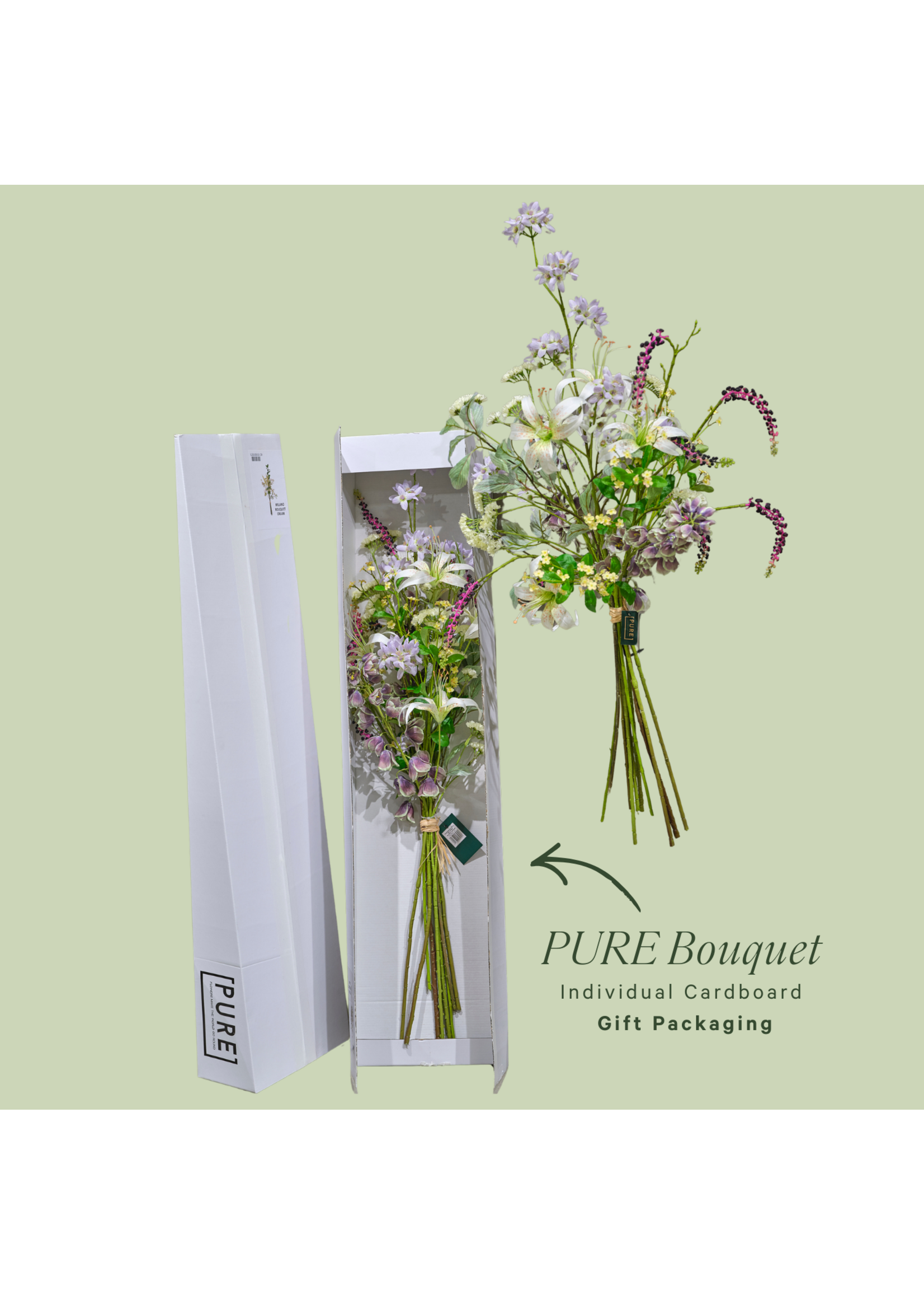 REIMS BOUQUET 80CM CREAM