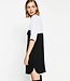 Dress black/white
