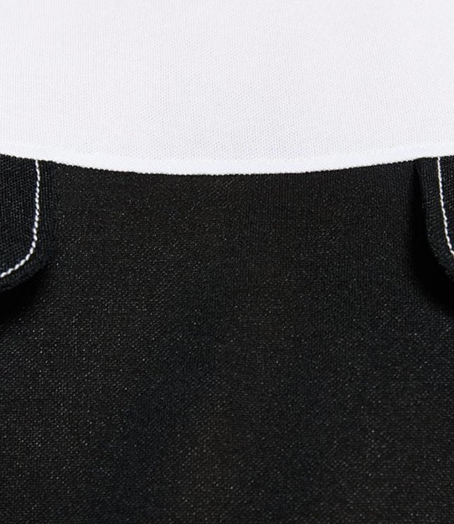 Dress black/white