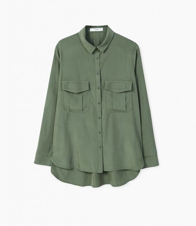 The Sting Blouse Army Green