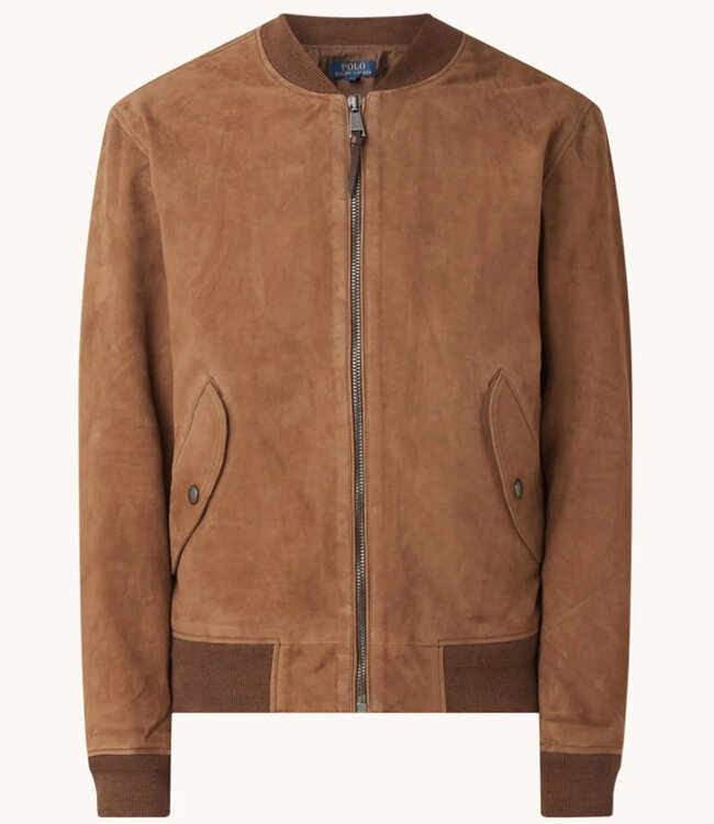 Zara Leather bomber jacket