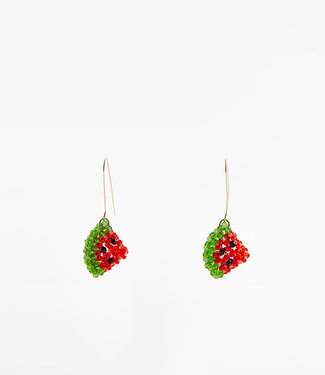 Zara Earrings with melon