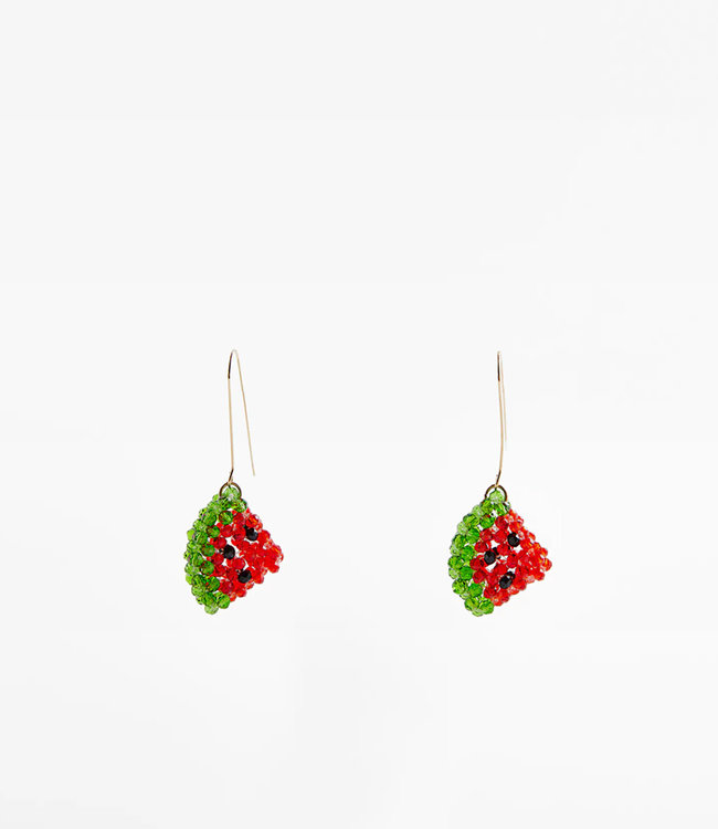 Zara Earrings with melon
