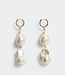 Mango Double pearl earrings