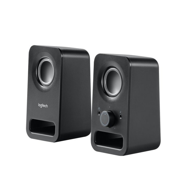 Logitech Z150 Stereo Speakers Helder stereogeluid in zwart