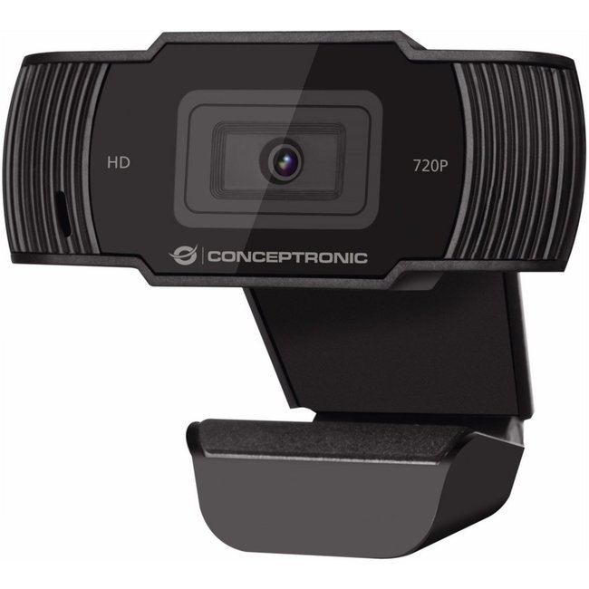 Conceptronic Conceptronic AMDIS 720P HD Webcam + Microphone zwart