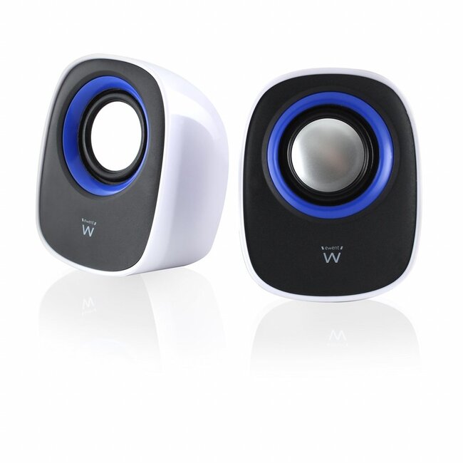 Ewent Speaker set 2.0 USB powered Black/White