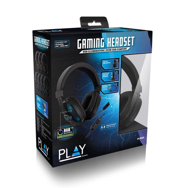 Ewent Play Gaming RGB Headset with microphone
