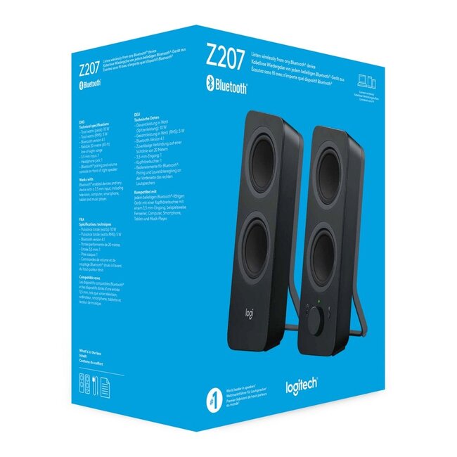 Logitech Speaker Z207 5W Zwart