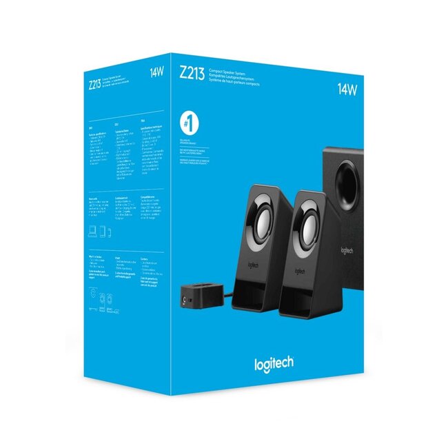 Logitech Z213 7 W Zwart 2.1 kanalen