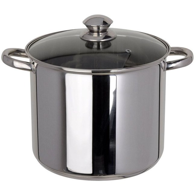 Excellent Houseware RVS Soeppan met deksel - 9 liter
