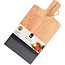 Excellent Houseware Snijplank natuursteen-hout 37x19cm