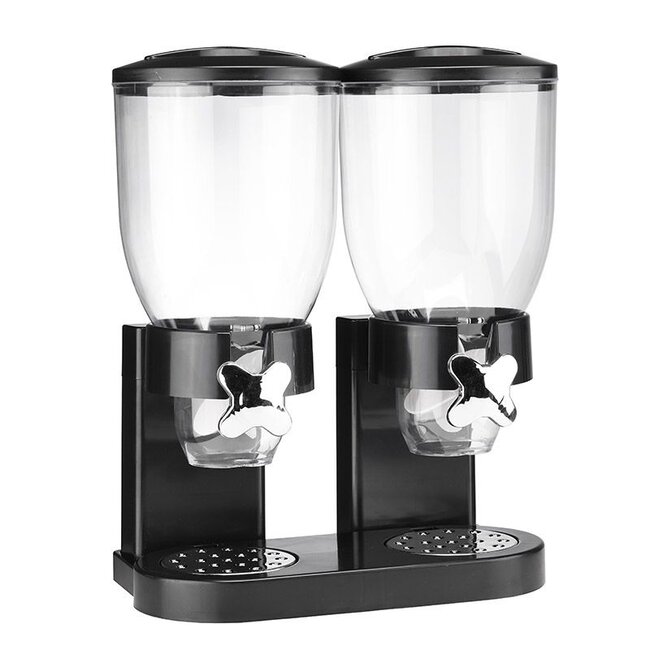 Haushalt International Muesli dispenser - dubbel - zwart