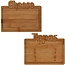 Excellent Houseware Bamboe snijplank -Cheese - 25x17cm