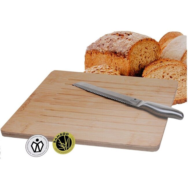 Excellent Houseware Broodsnijplank incl. broodmes