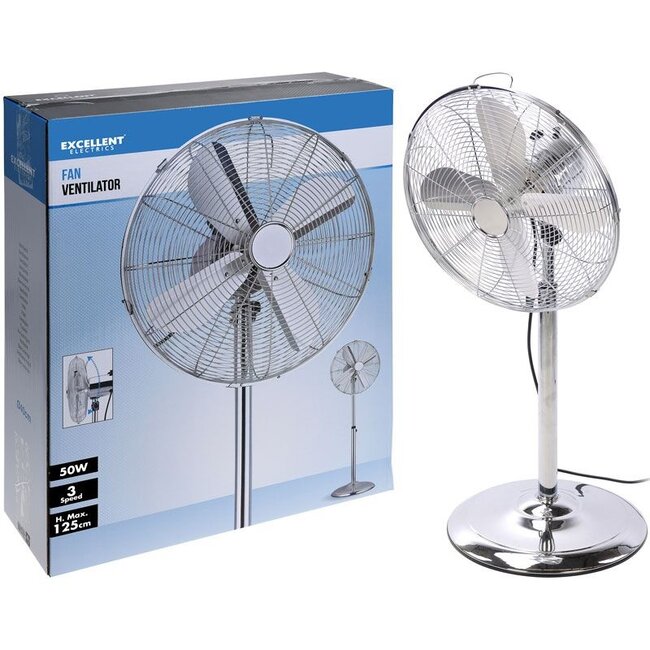 Excellent Electrics Ventilator chroom met 3 snelheden