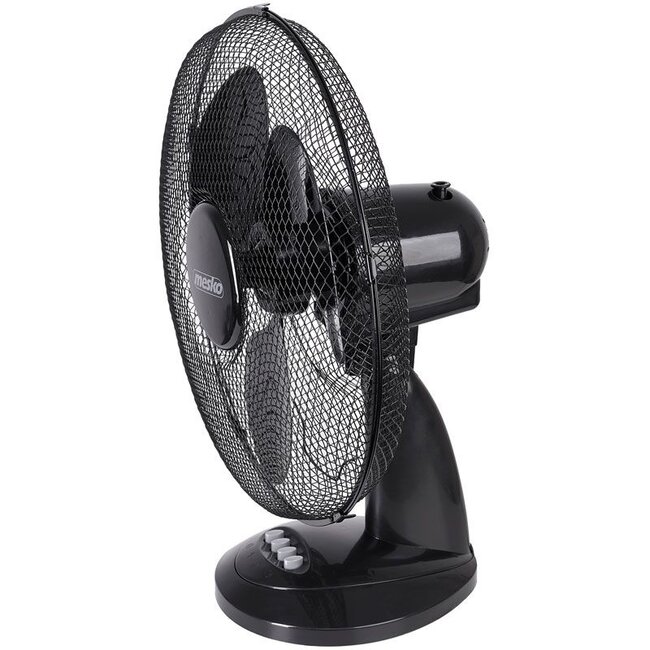 Mesko MS7308 - Tafelventilator zwart - 23cm