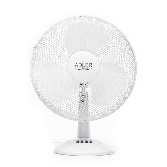 Adler AD7304 - Tafelventilator wit - 40cm