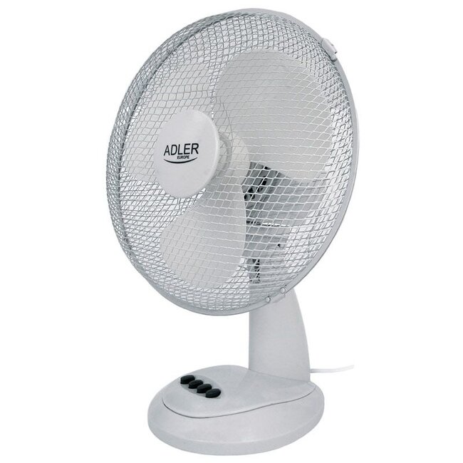 Adler AD7303 - Tafelventilator wit - 30cm