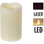 LED-kaars met laser - 12.5cm