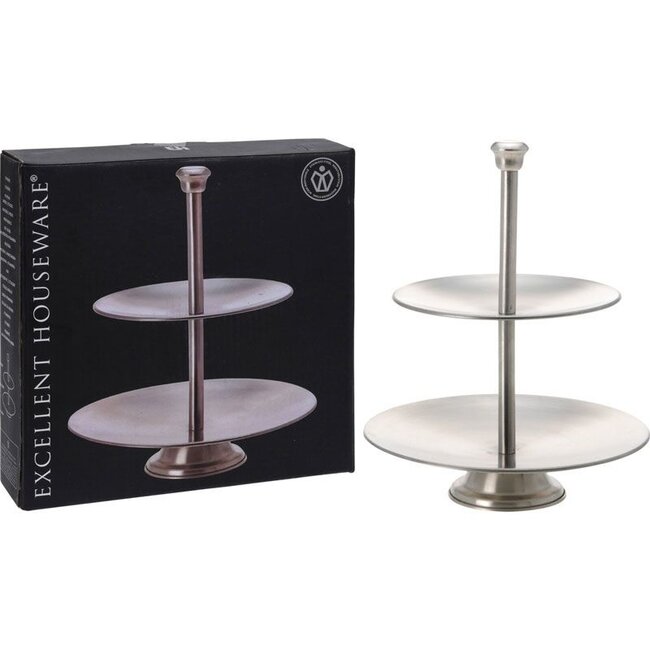 Excellent Houseware Etagere 26cm - RVS