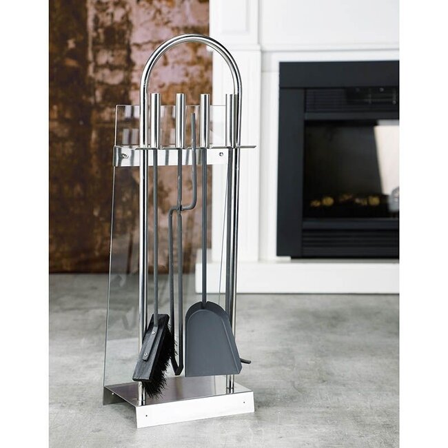 Haushalt International Openhaardset RVS - 5-delig