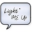 LED Lichtbox Tekstballon