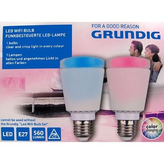 Grundig Lamp met WIFI & LED kleurschakeringen