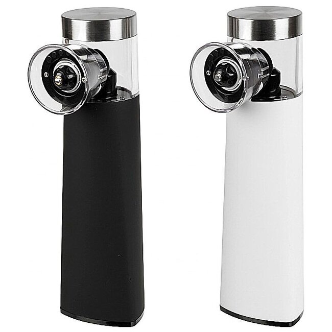 Automatische zout- en pepermolen wit