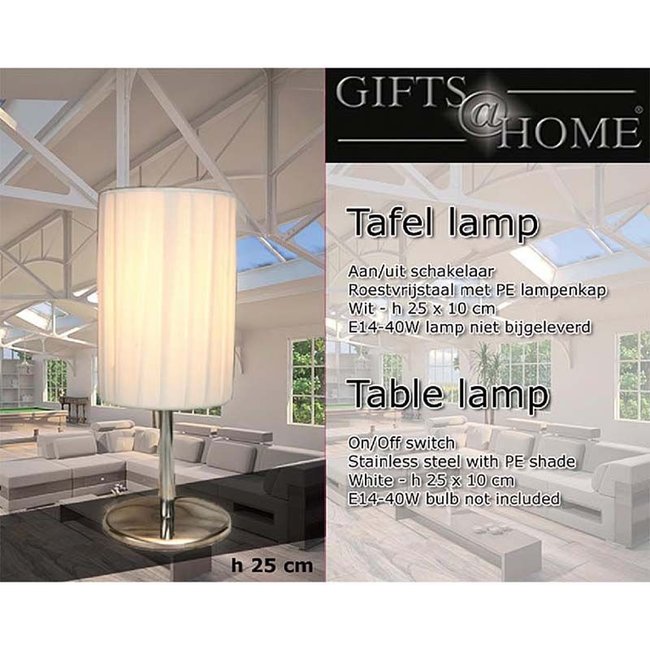 Gifts@Home Tafellamp met ronde kap