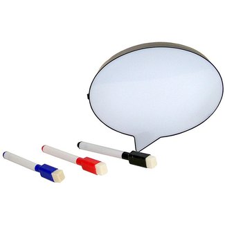Lichtbox met 3 uitwisbare stiften