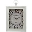 Home&Styling Home & Styling Wand / tafelklok "London" 30x24x6 (wit)