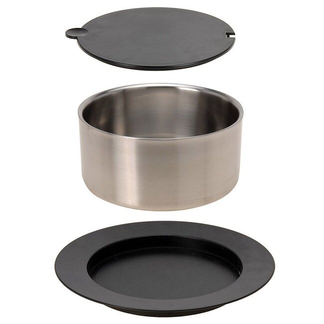 Excellent Houseware Roestvrijstalen serveerpan met sauslepel - 2.4 liter