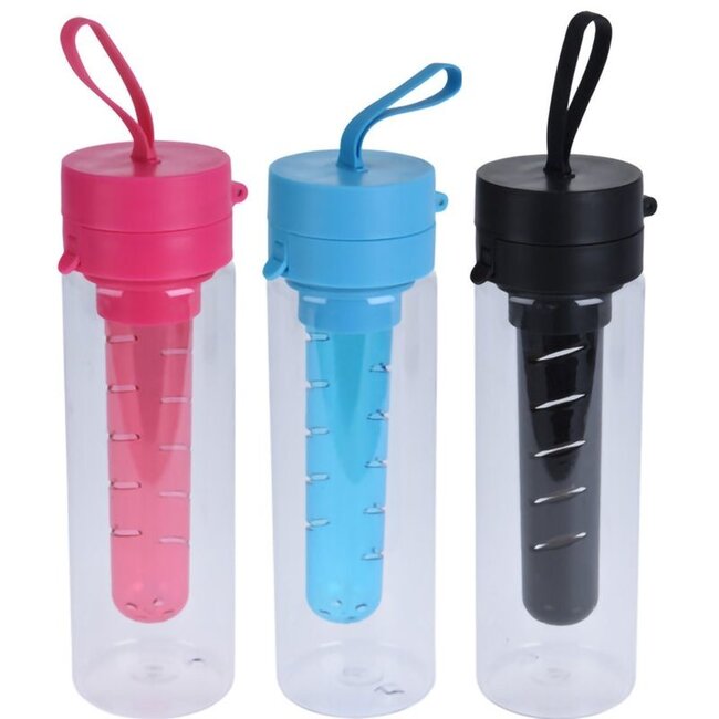 Excellent Houseware Waterfles met Fruit Infuser - per stuk