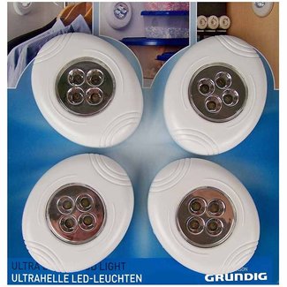 Grundig Ultraheldere POD-lamp, set van 4 stuks