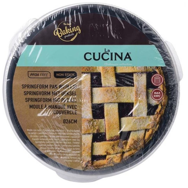 La Cucina Springvorm met deksel - Ø26 cm