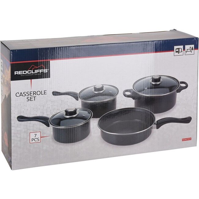 Redcliffs Pannenset - Outdoor Campingpannen - 4 stuks