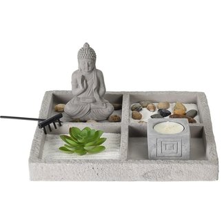 Boeddha Zen Tuin - Zen Garden Set - 4 vakken