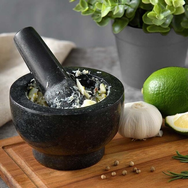 Bergner Vijzel met Stamper - Graniet