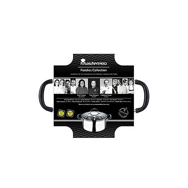 Bergner Masterpro Kookpan - met Deksel - Ø24 cm - 5L