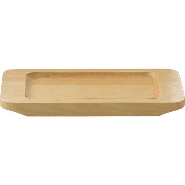 Bergner Masterpro Rechthoekige Mini Pan - met Serveerplank -Gietijzer