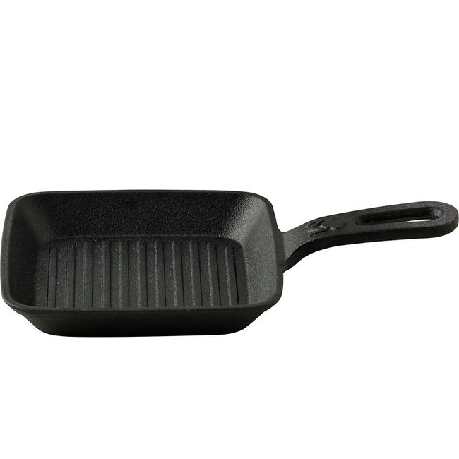 Bergner Masterpro Mini Grillpan - met Serveerplank - Gietijzer