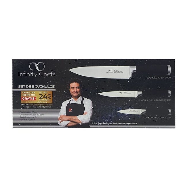 Bergner Infinity Chefs Messenset - 3 delig